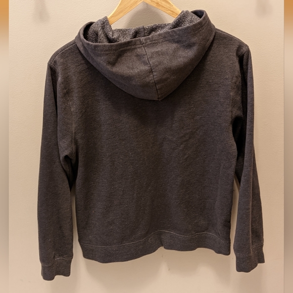 Disney Grey Zip Hoodie Youth 14/16 Mickey Goofy Donald Duck Pluto - Picture 2 of 4